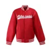 Arkansas Razorbacks Men's A-Game Varsity Jacket - Image 3