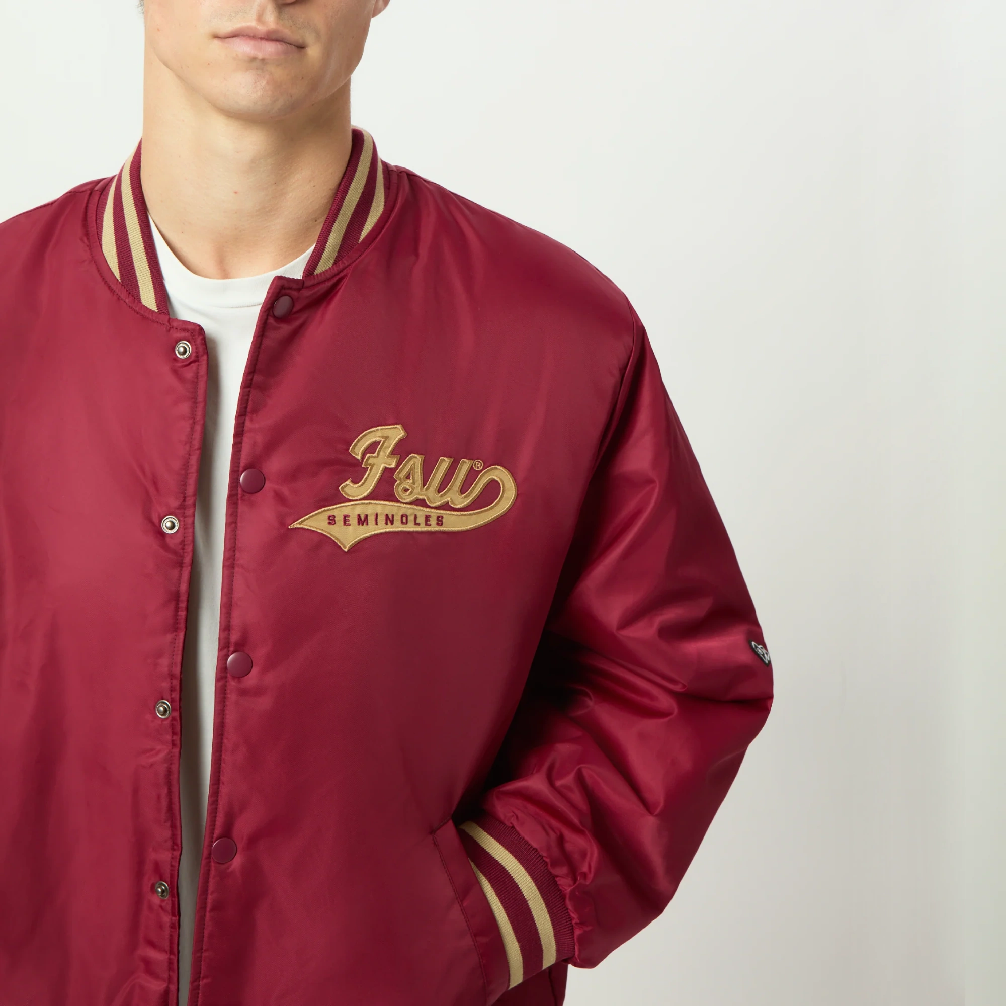 Florida State Seminoles Men's A-Game Varsity Jacket - Image 6