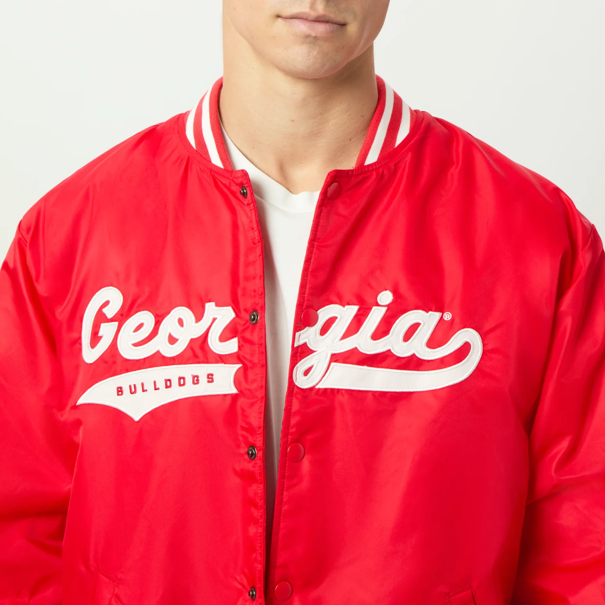 Georgia Bulldogs Men's A-Game Varsity Jacket - Image 6