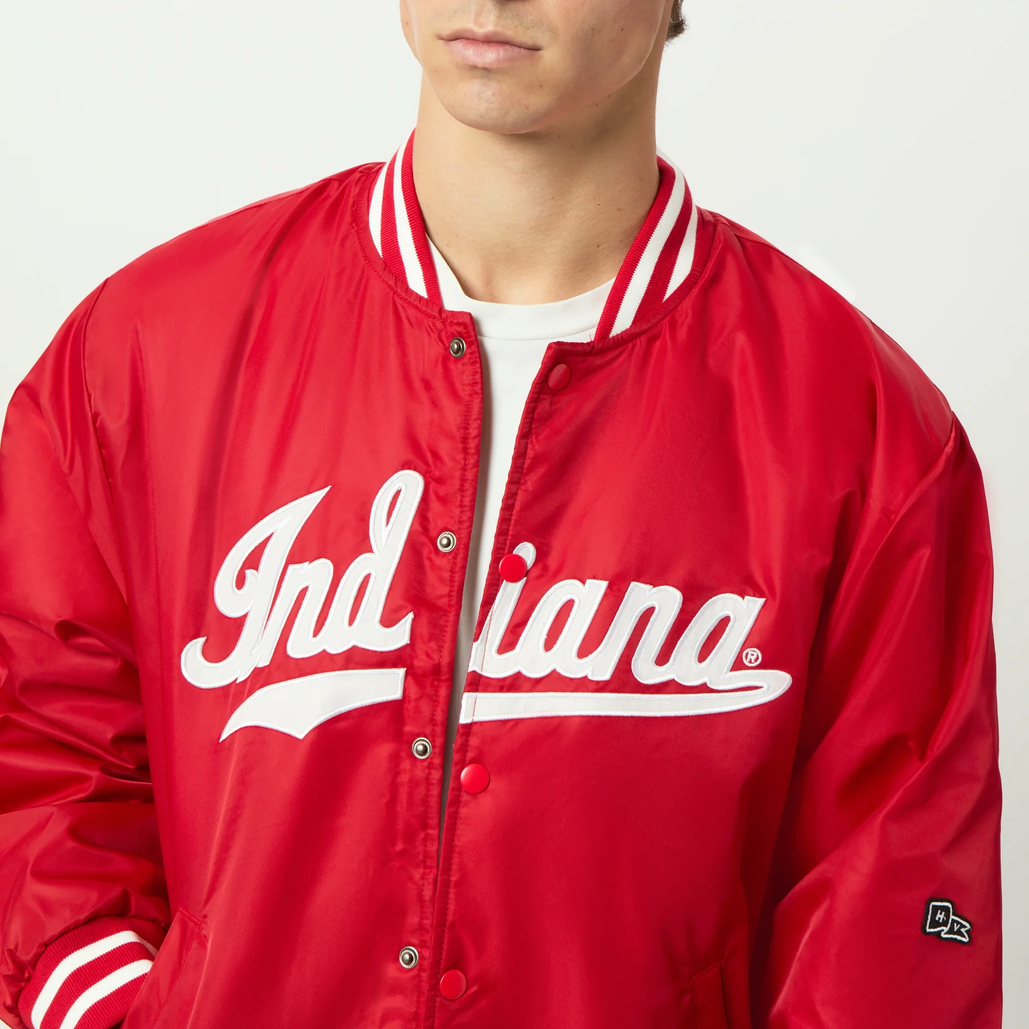 Indiana Hoosiers Men's A-Game Varsity Jacket - Image 6