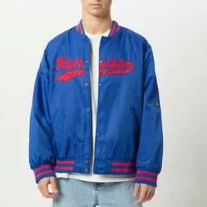 Kansas Jayhawks Men's A-Game Varsity Jacket