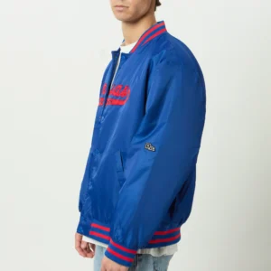 Alternative view of Kansas Jayhawks Men's A-Game Varsity Jacket