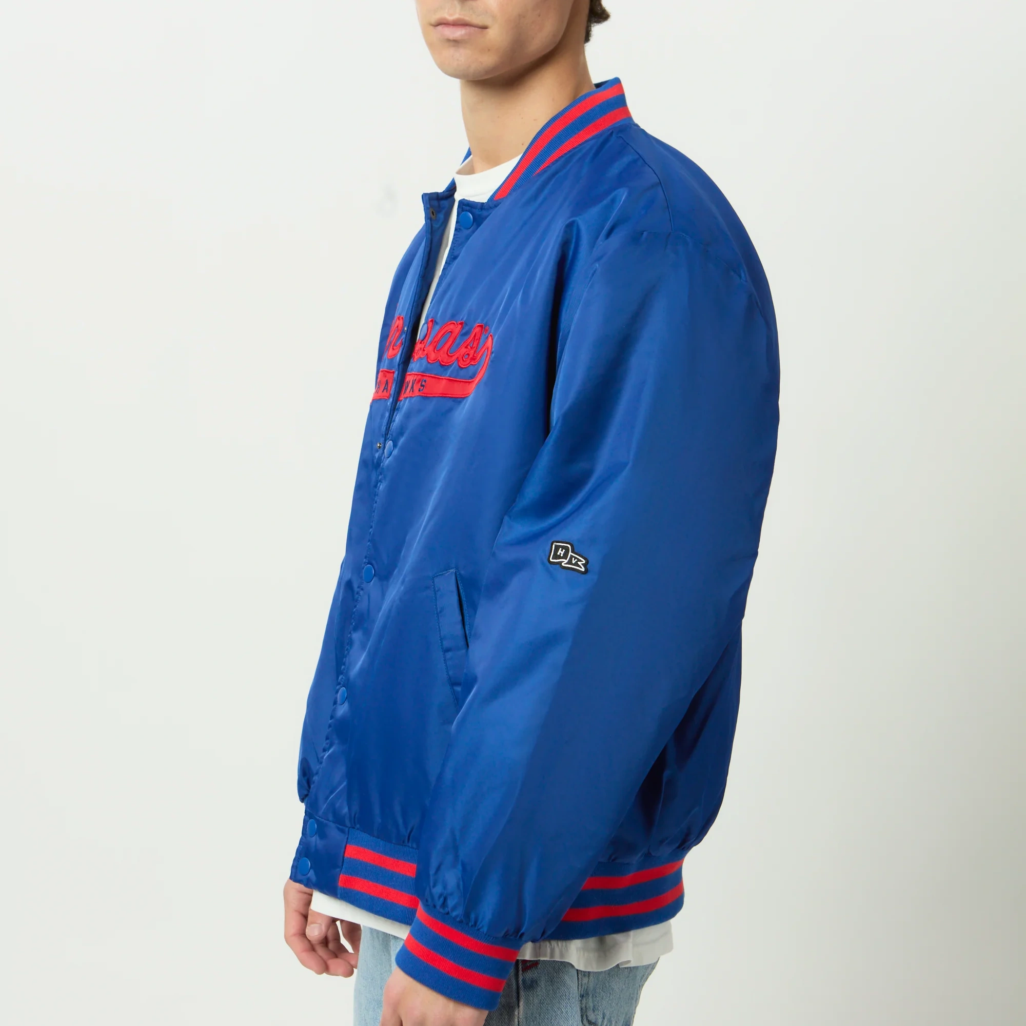 Kansas Jayhawks Men's A-Game Varsity Jacket - Image 2