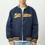 Michigan Wolverines Men's A-Game Navy Jacket