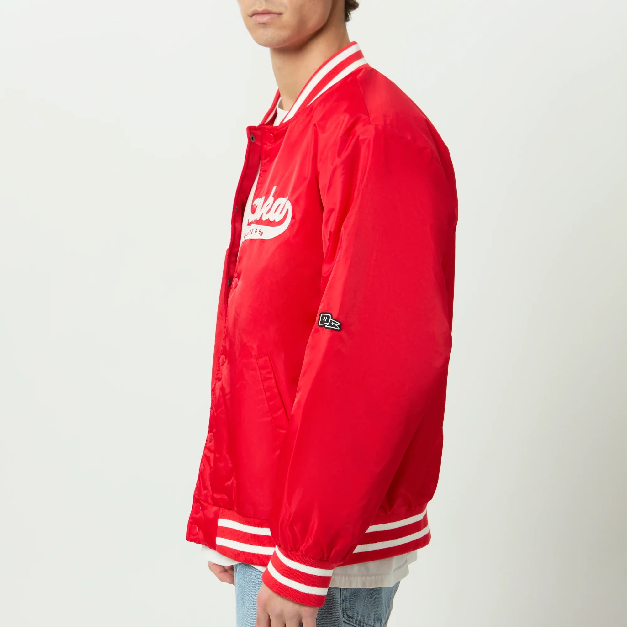 Nebraska Cornhuskers Men's A-Game Varsity Jacket - Image 2