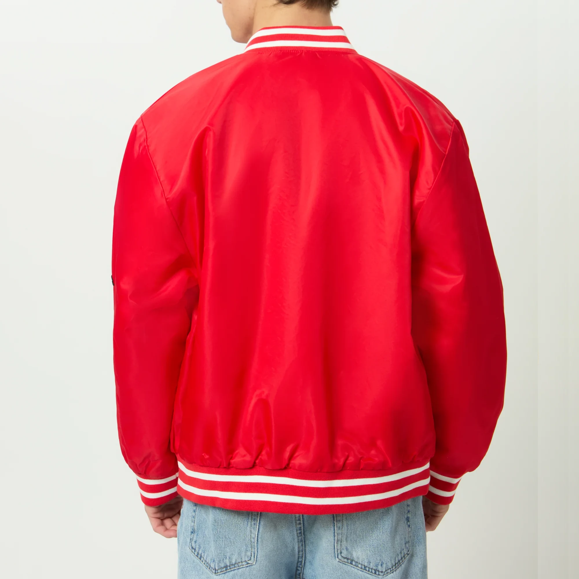 Nebraska Cornhuskers Men's A-Game Varsity Jacket - Image 3
