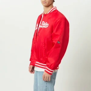 Alternative view of Ohio State Buckeyes Men's A-Game Varsity Jacket