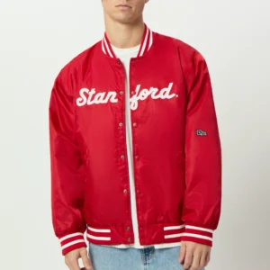 Stanford Cardinal Men's A-Game Red Varsity Jacket