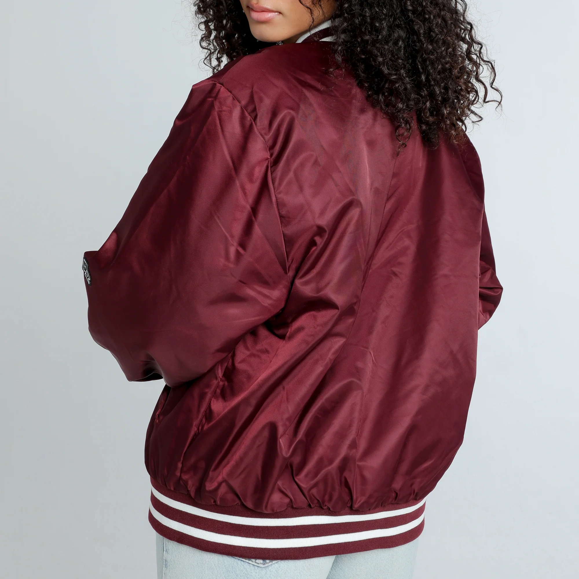 Texas A&M Aggies Women's A-Game Varsity Jacket - Image 3