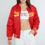 USC Trojans Women's A-Game Varsity Jacket