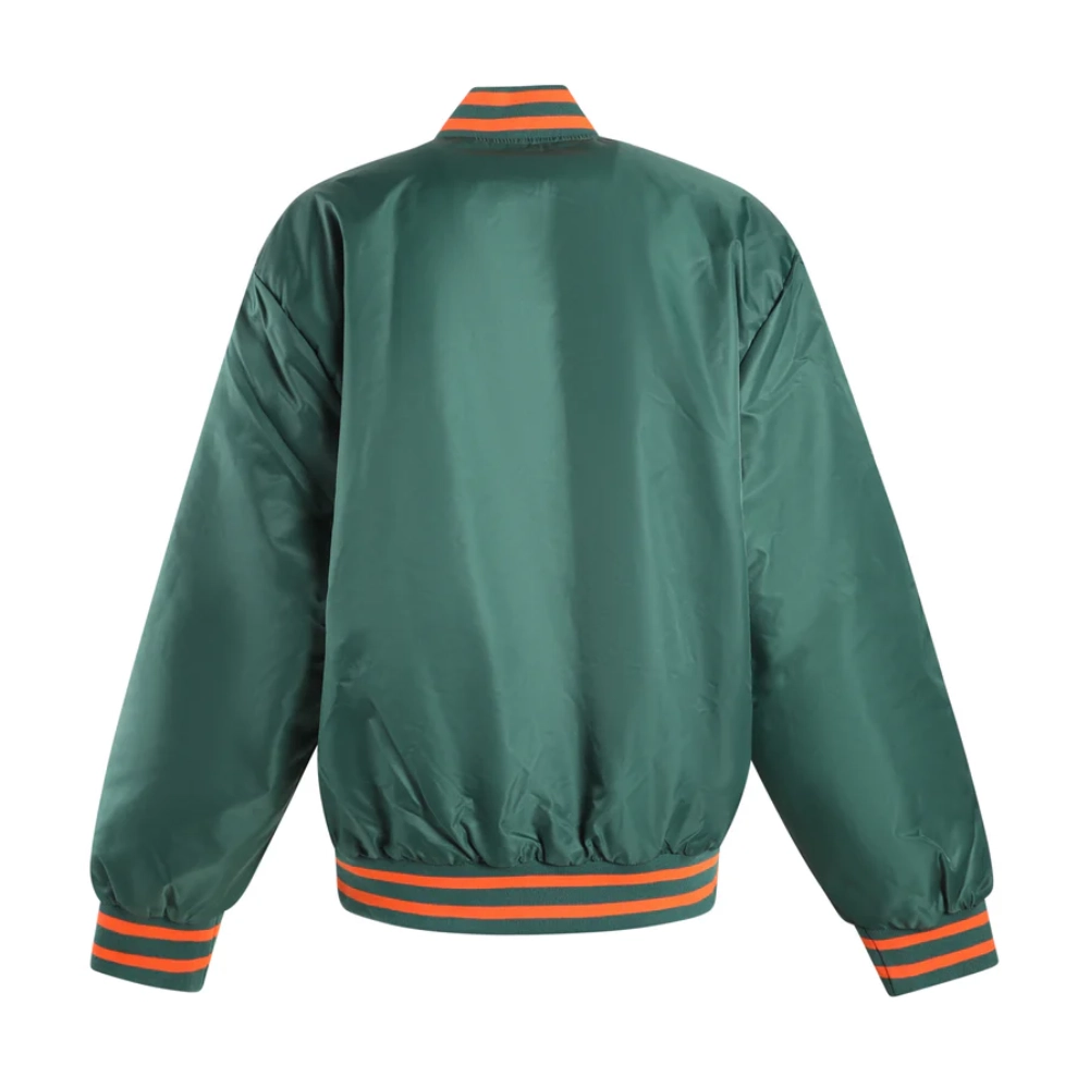 Miami Hurricanes Men's A-Game Varsity Jacket - Image 5