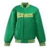 Oregon Ducks Men's A-Game Varsity Jacket - Image 4