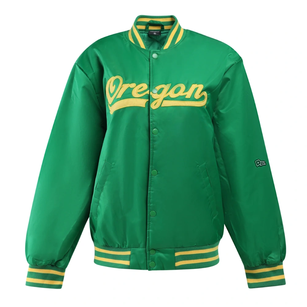 Oregon Ducks Men's A-Game Varsity Jacket - Image 4