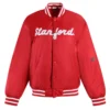 Stanford Cardinal Women's A-Game Varsity Jacket - Image 4