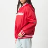 Arkansas Razorbacks Women A-Game Varsity Jacket - Image 2