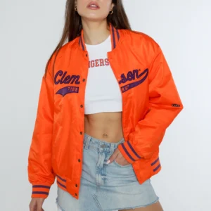 Clemson Tigers Women's A-Game Varsity Jacket