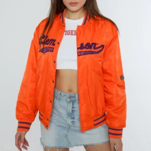 Alternative view of Clemson Tigers Women's A-Game Varsity Jacket