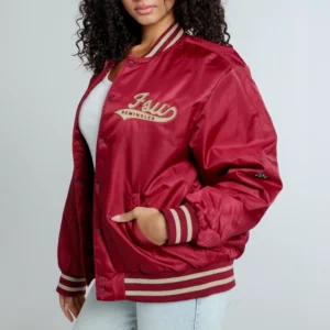 Alternative view of Florida State Seminoles Women's A-Game Varsity Jacket