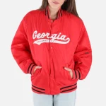 Georgia Bulldogs Women's A-Game Varsity Jacket