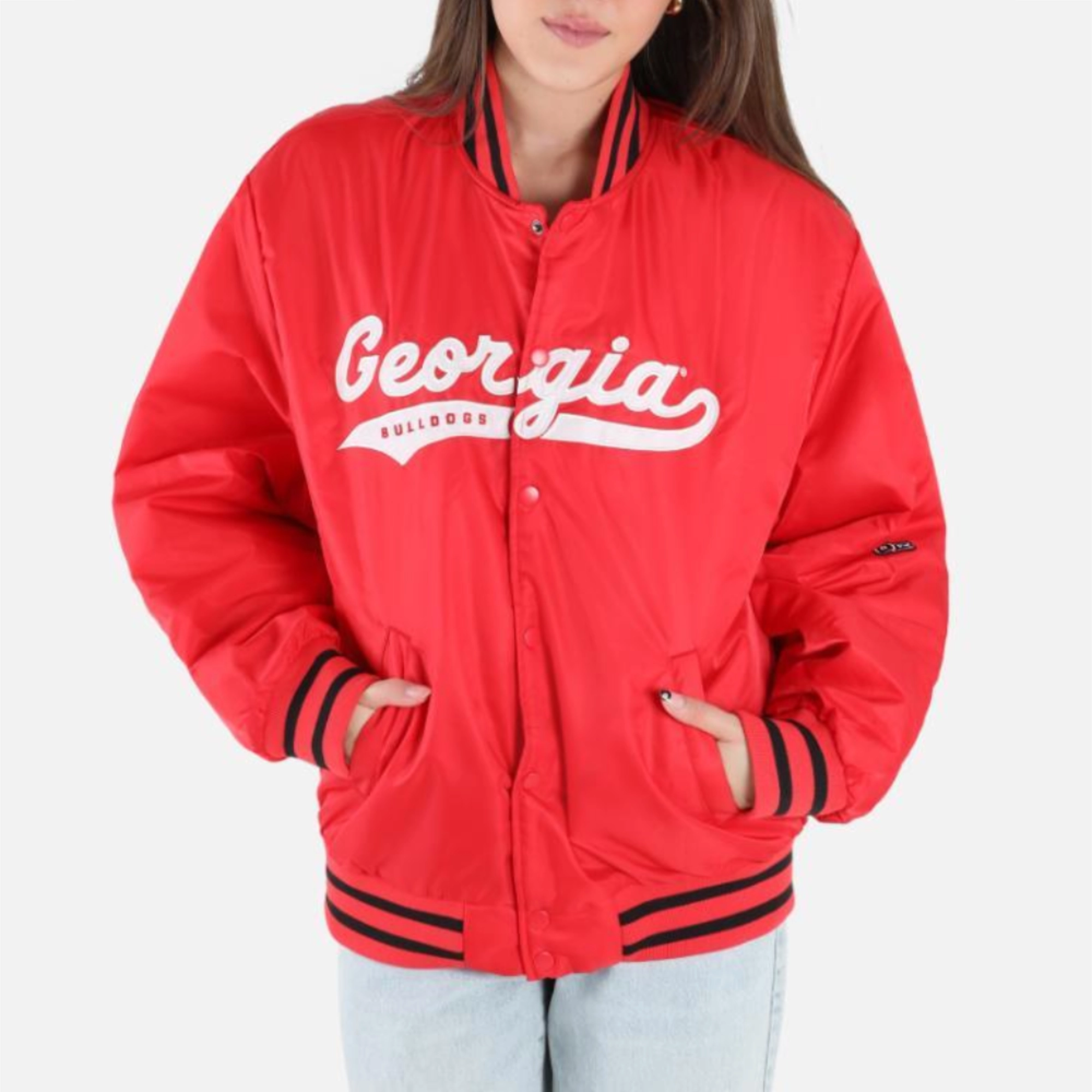 Georgia Bulldogs Women's A-Game Varsity Jacket