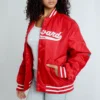 Harvard Crimson Women's A-Game Varsity Jacket - Image 2