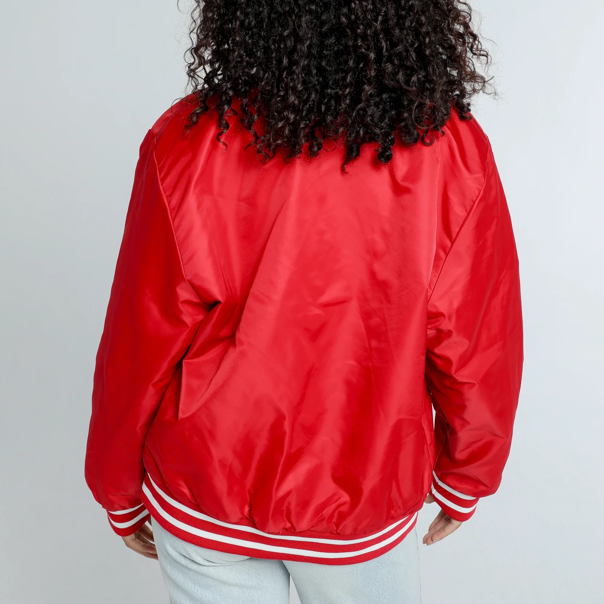 Harvard Crimson Women's A-Game Varsity Jacket - Image 3