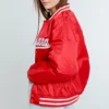 Alternative view of Indiana Hoosiers Women's A-Game Varsity Jacket
