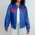 Kansas Jayhawks Women's A-Game Varsity Jacket