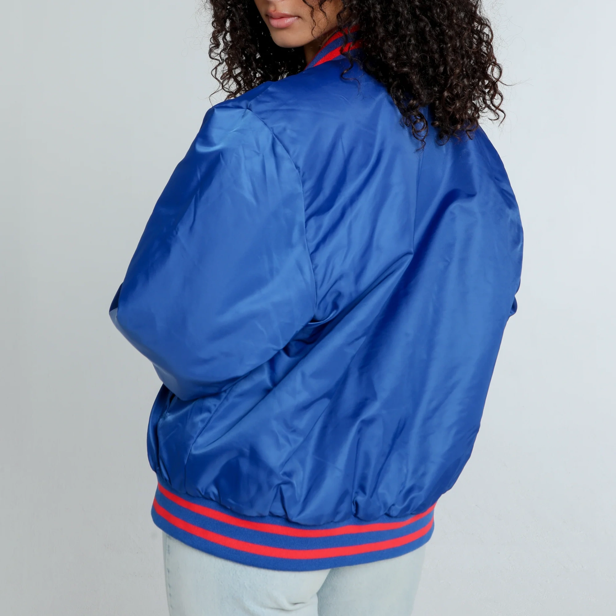 Kansas Jayhawks Women's A-Game Varsity Jacket - Image 3