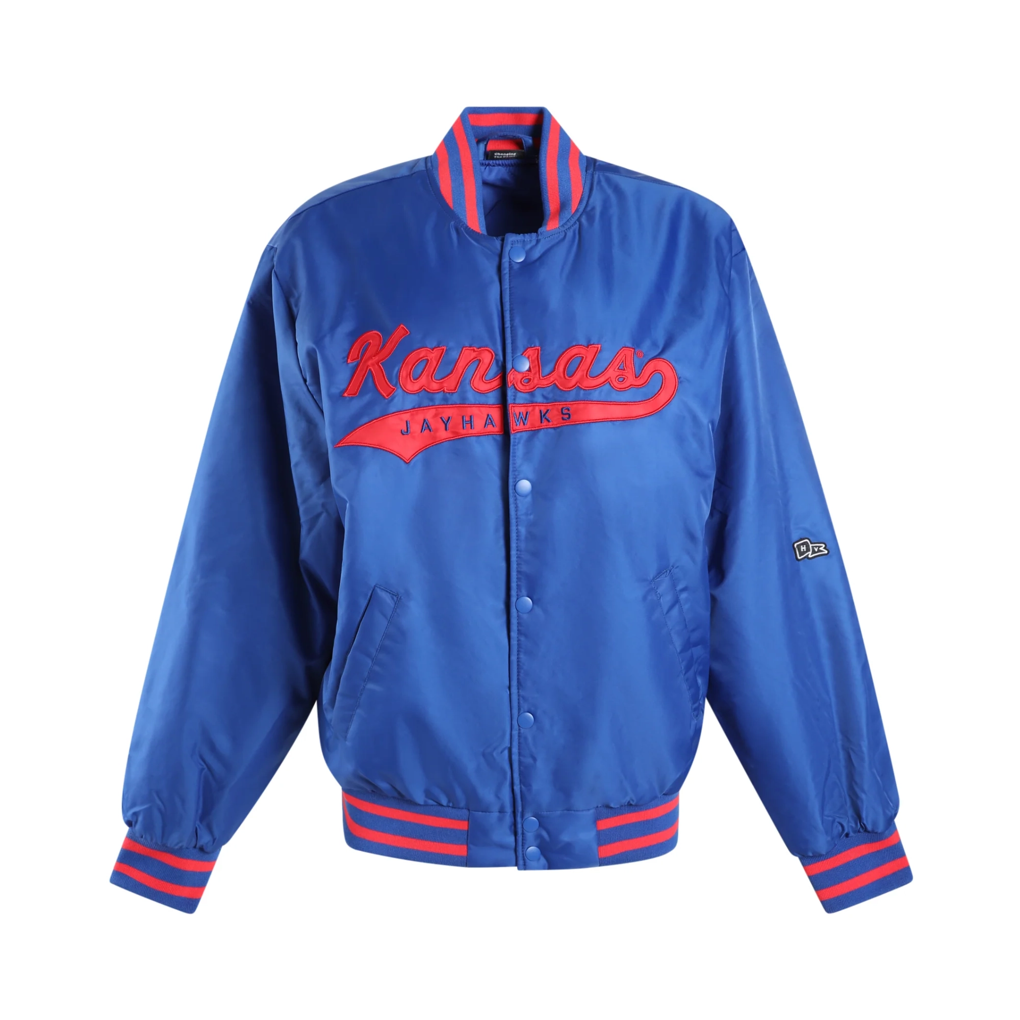 Kansas Jayhawks Women's A-Game Varsity Jacket - Image 4