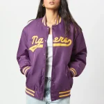 LSU Tigers Women's A-Game Varsity Jacket