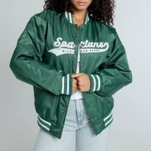 Michigan Wolverines Women's A-Game Varsity Jacket