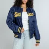 Michigan Wolverines Women's A-Game Navy Jacket