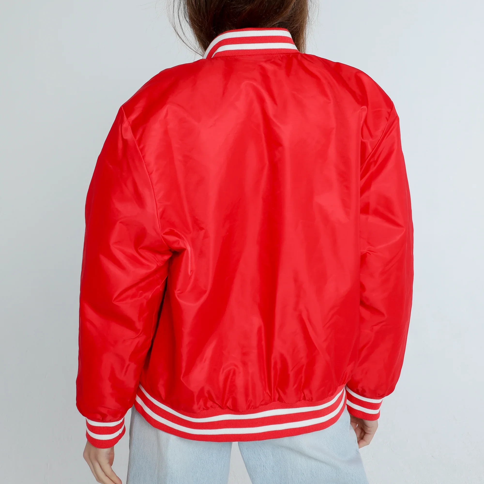 Nebraska Cornhuskers Women's A-Game Varsity Jacket - Image 2