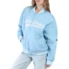 North Carolina Tar Heels Women's A-Game Sky Blue Varsity Jacket