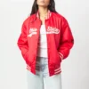 Ohio State Buckeyes Women's A-Game Varsity Jacket
