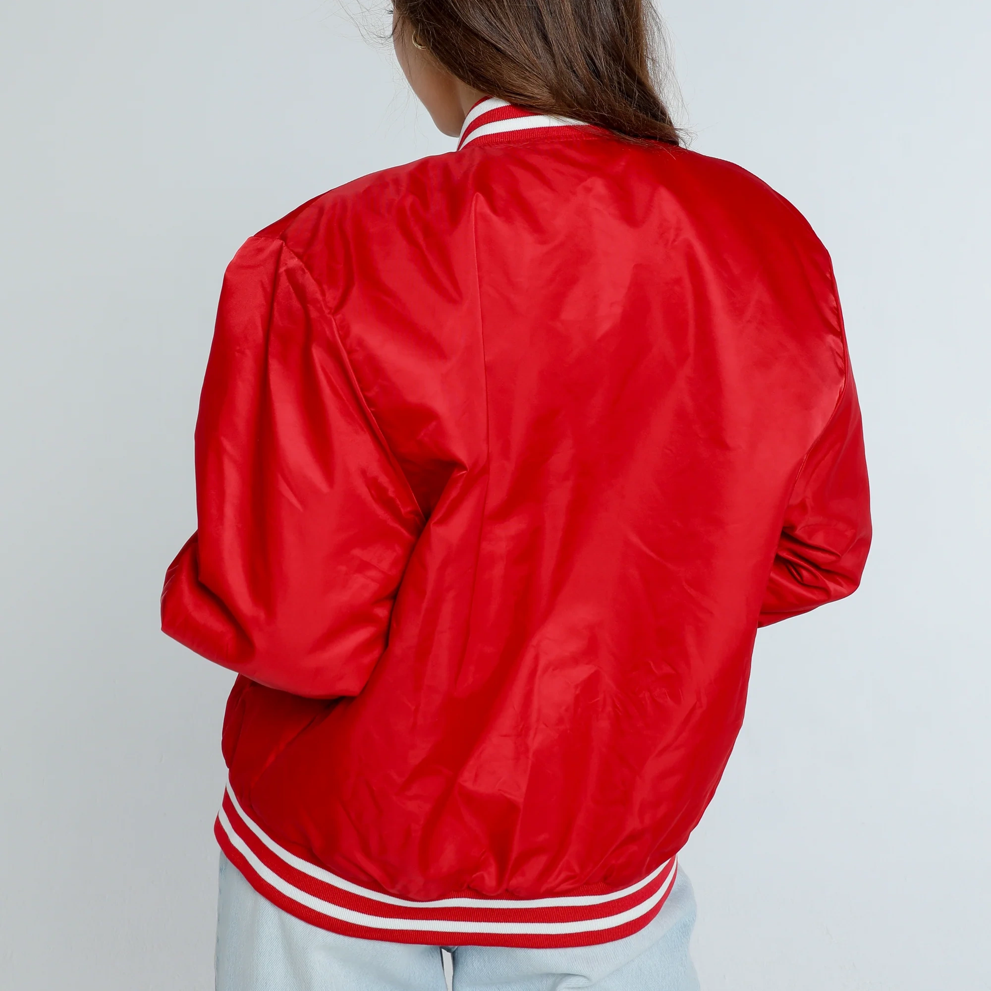 Stanford Cardinal Women's A-Game Varsity Jacket - Image 3