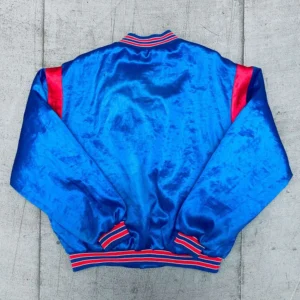 1990’s Buffalo Bills Teddy Vintage Varsity Jacket For Sale