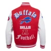Shop Buffalo Bills Old English Leather Varsity Jacket