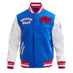 Buffalo Bills Retro Classic Wool & Leather Jacket