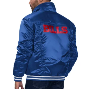 Shop Buffalo Bills Silver Tab Blue Trucker Jacket