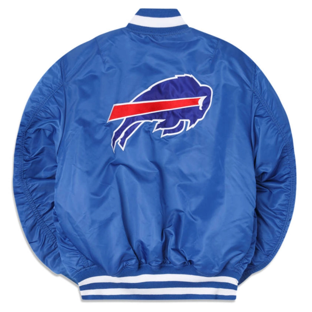 Buffalo Bills Ma-1 Royal Blue Bomber Jacket Fo Sale