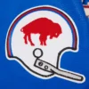 Buffalo Bills Classic Men's Leather White/Blue Varsity Jacket