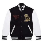 OVO x Faze Clan Full-Snap Varsity Jacket