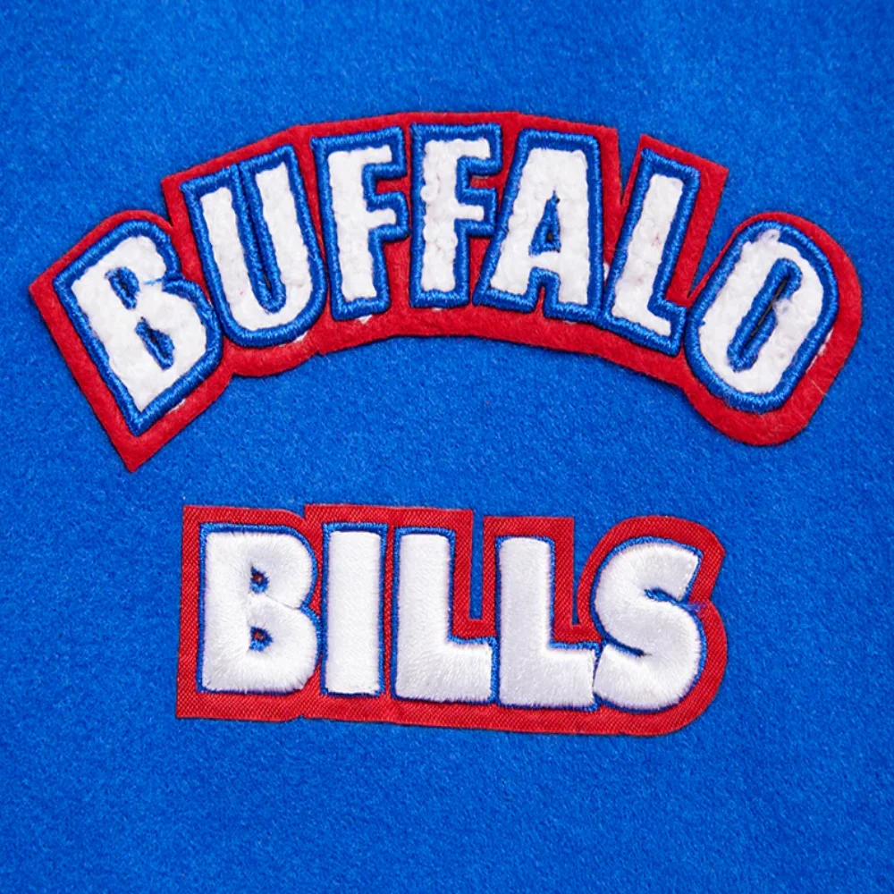 Buy Buffalo Bills Retro Classic Women's Wool Leather Varsity Jacket