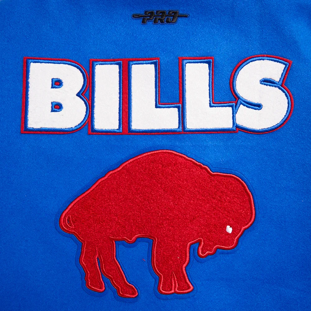 Purchase Bills Retro Classic Women's Wool Leather Varsity Jacket