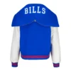 Buffalo Bills Sailor Blue/White Varsity Jacket On Sale