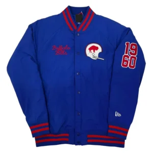 buffalo bills 1960 vintage blue wool jacket