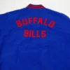 buffalo bills 1960 vintage blue wool varsity back detail