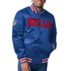 Buffalo Bills Closer Reversible Blue Satin Varsity Jacket